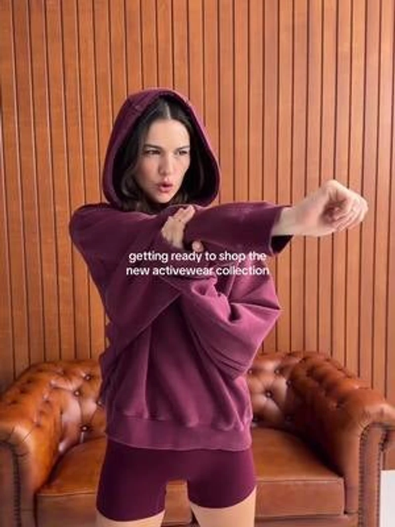 Chandail à capuchon ample camactive