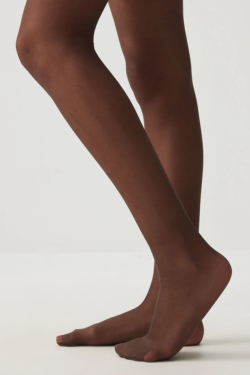 Ardene Brown Tights | Size Small | Nylon/Spandex