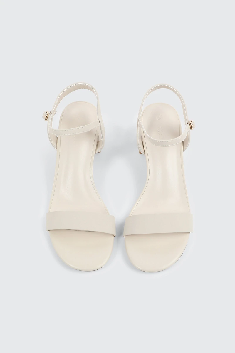 Sandales à talon bloc