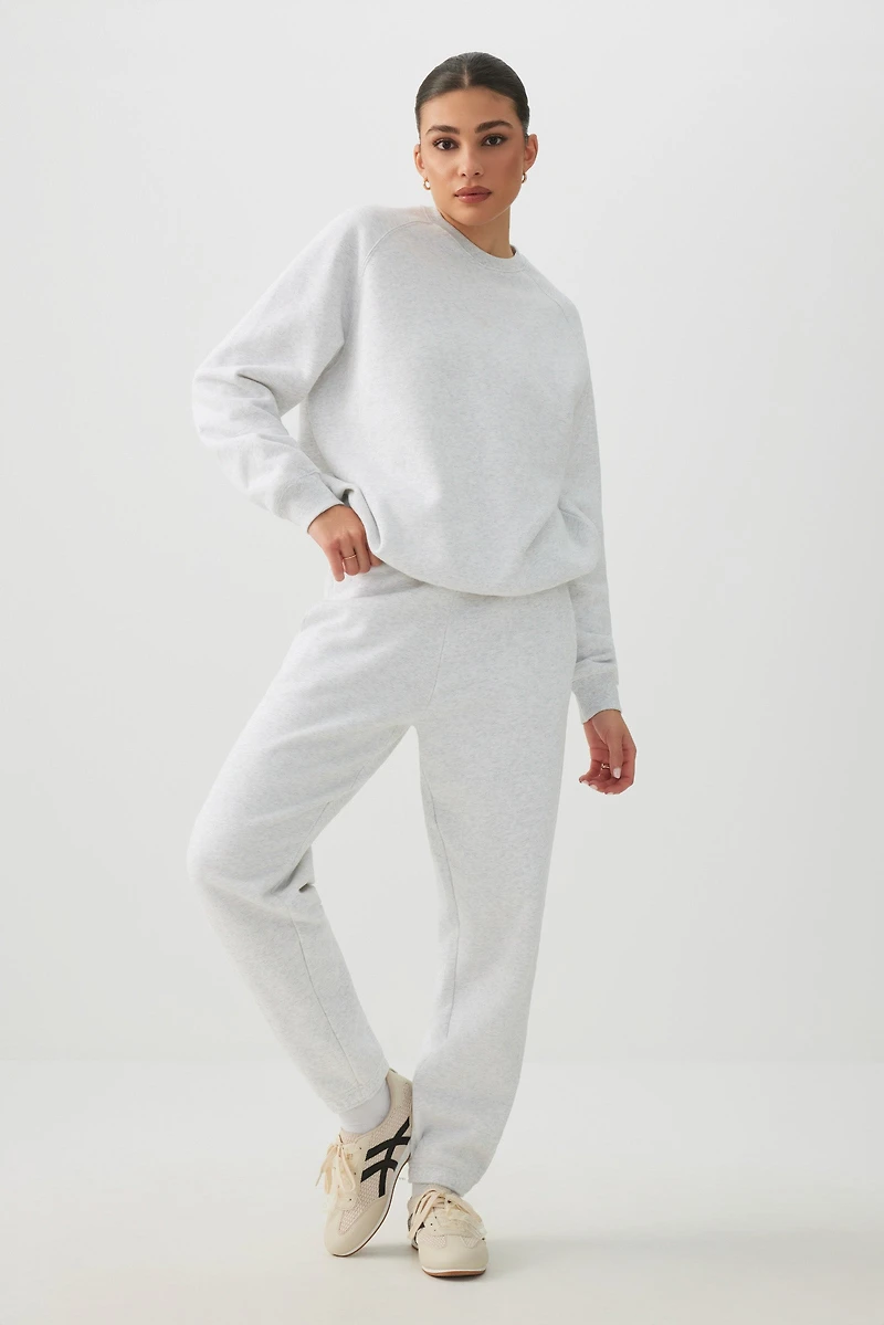 Chandail à manches raglan en Molleton MADESOFT