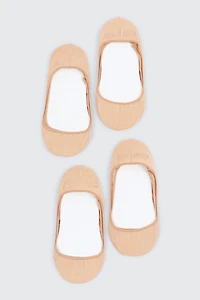 4 paires de mini-socquettes échancrées