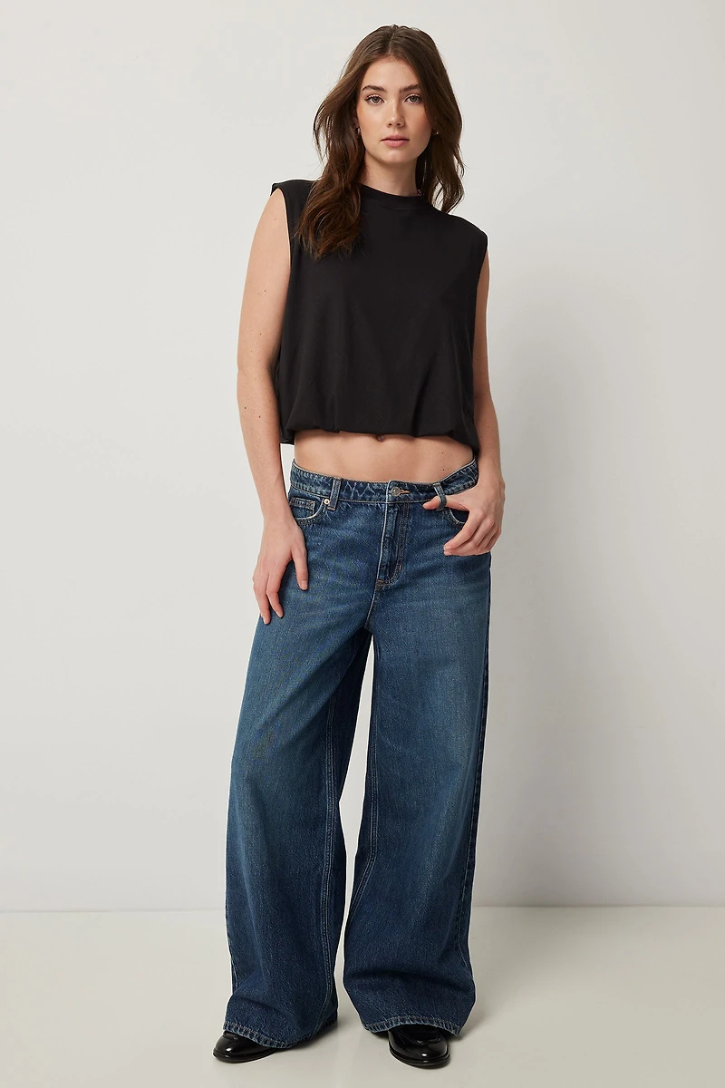 Camisole athlétique bouffante