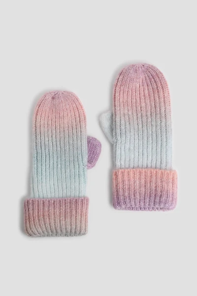 Ardene Kids Multicolored Mittens | Polyester