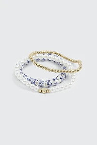 Lot de 3 bracelets empilables