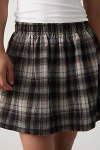 Jupe courte à carreaux