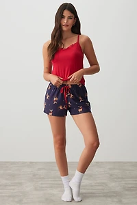 Ardene HUSHKNIT Boxer Shorts in Dark | Size | Polyester/Elastane | Eco-Conscious