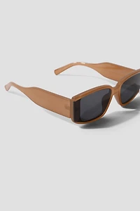 Lunettes de soleil rectangulaires