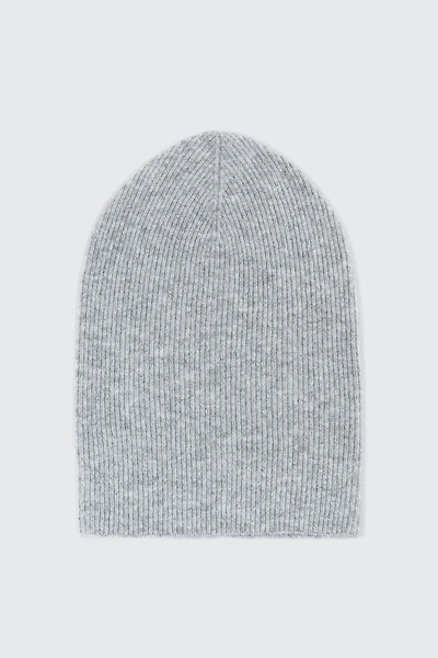 Ardene Slouchy Rib Beanie in Grey | 100% Acrylic