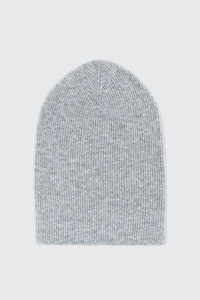 Ardene Slouchy Rib Beanie in Grey | 100% Acrylic