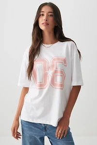 T-shirt ample graphique