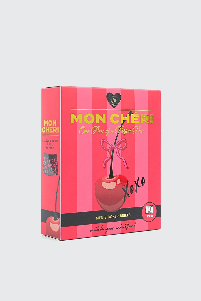 Boxeur imprimé dans une boîte