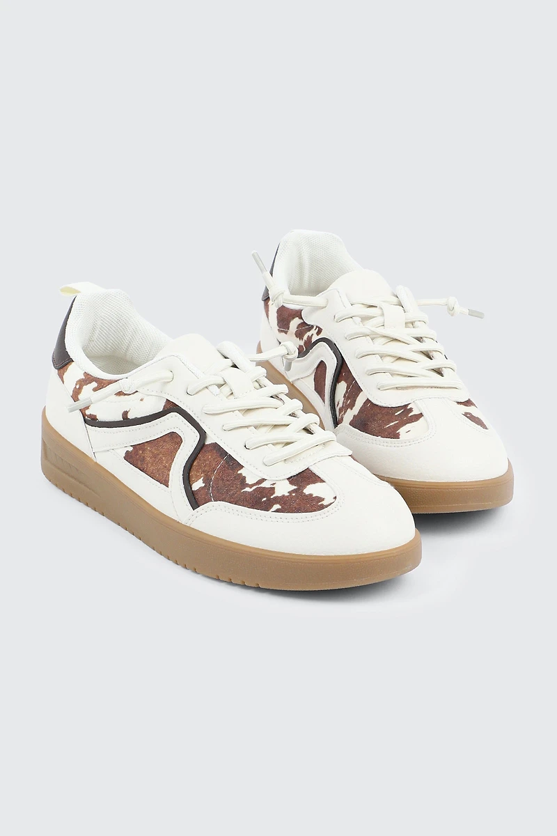 Espadrilles à détails contrastés