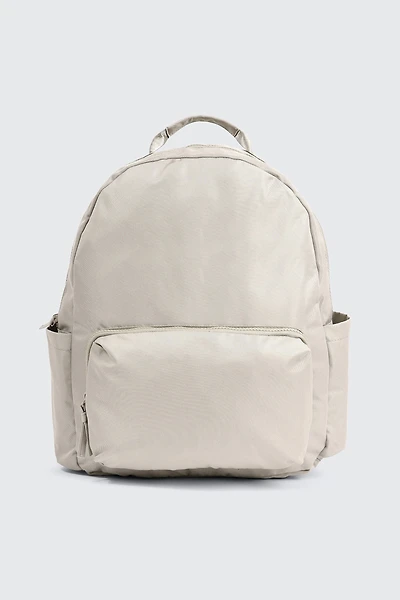 Ardene Canvas Backpack in Beige | 100% Recycled Polyester | Eco-Conscious