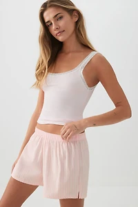 Short boxeur en popeline