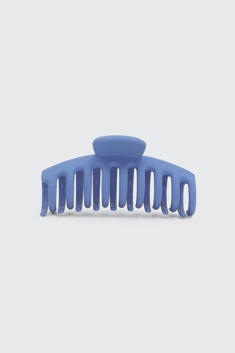 Ardene Large Hair Claw in Medium Blue | Eco-Conscious