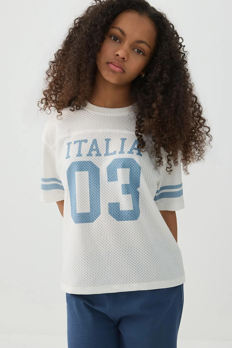 T-shirt sport en maille Italia