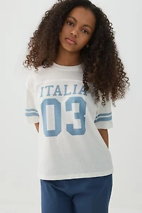 T-shirt sport en maille Italia