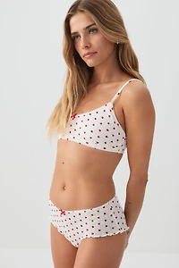 Culotte garçonne en pointelle tout-aller