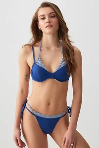 Haut de maillot effet superposé