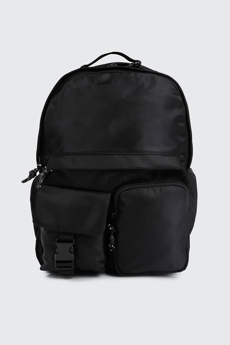 Ardene Man Canvas Backpack For Men in Black | Polyester