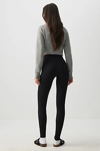Legging côtelé sans coutures