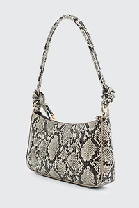 Sac d'épaule à anse nouée et bandoulière