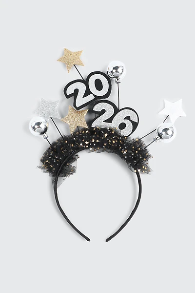Ardene 2026 New Year Headband in Black