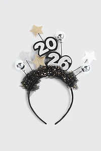 Ardene 2026 New Year Headband in Black