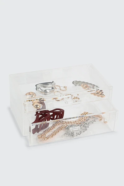 Ardene Makeup Storage Box in Clear