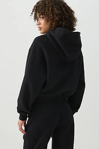 Veste courte à capuchon en Molleton MADESOFT