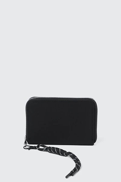 Ardene Accordion Wallet in Black | Polyester