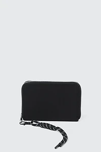 Ardene Accordion Wallet in Black | Polyester