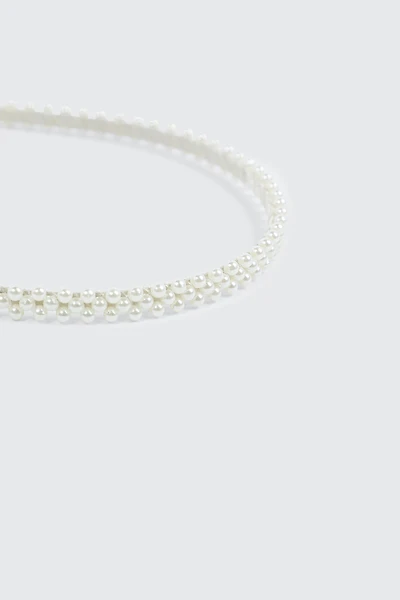 Serre-tête en fausses perles