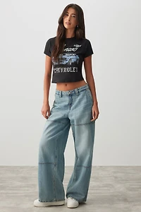 T-shirt court et ajusté Camaro