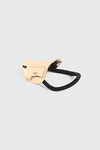 Ardene Hammered Metal Cuff Hair Tie in Gold
