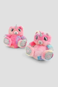 Pantoufles animal en peluche