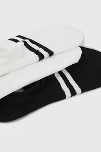 3 paires de mini-socquettes à rayures