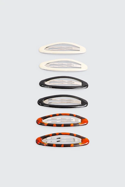 Ardene 6-Pack Oval Hair Clips