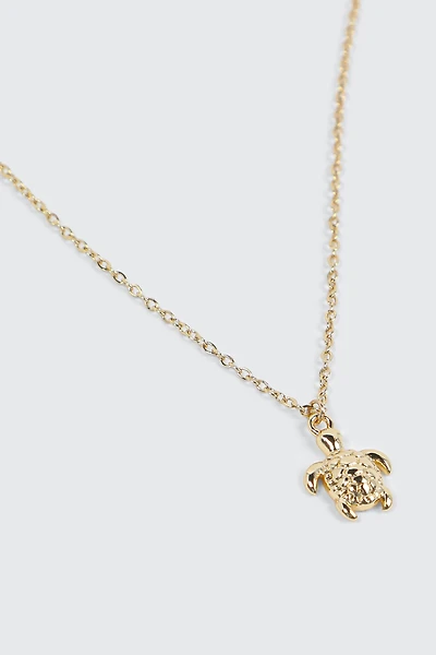 Collier tortue en acier inoxydable