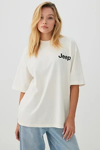 T-shirt carré graphique Jeep