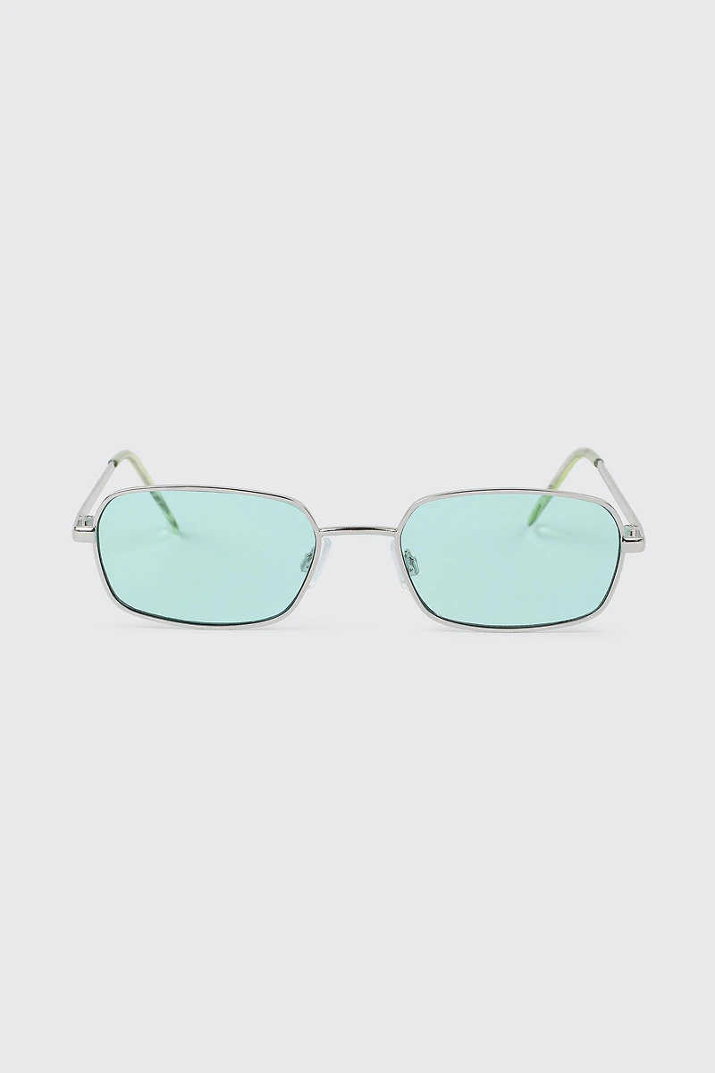 Ardene Slim Rectangular Sunglasses in Light