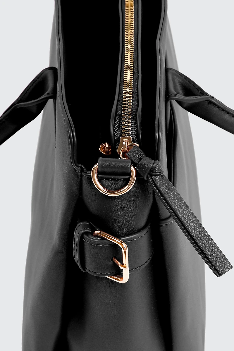 Fourre-tout avec pochette d'ordinateur portable