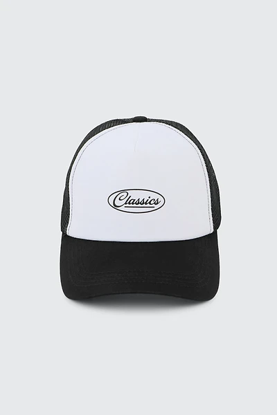 Ardene Classics Trucker Cap in Black | Polyester/Cotton