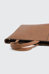 Grand sac fourre-tout en faux cuir