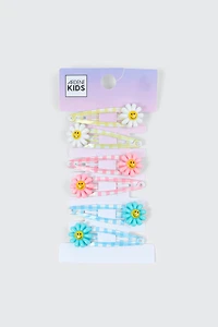 Lot de 6 pinces à cheveux à marguerites