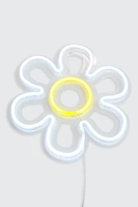 Ardene Daisy LED Neon Sign in White