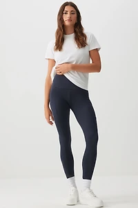 Ardene Super Soft Leggings with Pockets in Dark Blue | Size | Polyester/Spandex