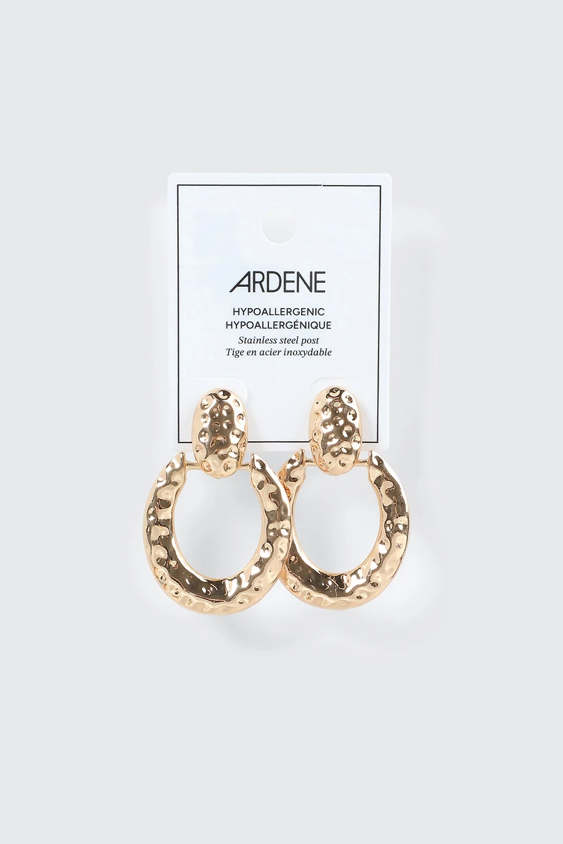 Boucles d'oreilles style heurtoir