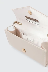 Sac de soirée en faux cuir verni