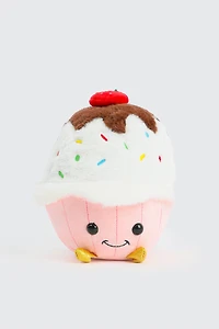 Ardene Kids Cupcake Plushie Pillow in Light Pink | Polyester